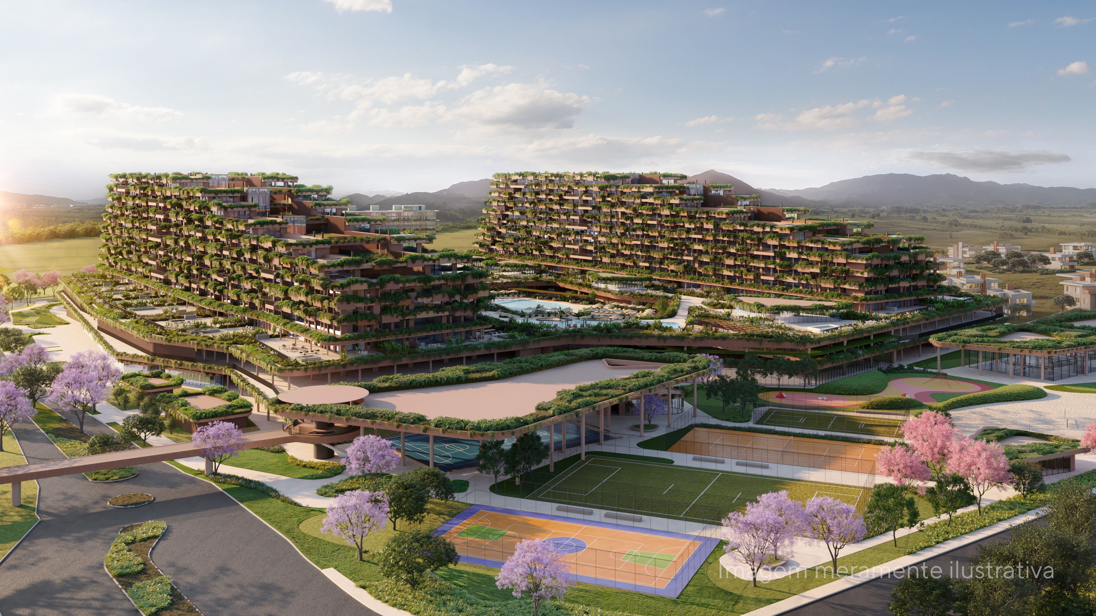 Terra All Resort – Mansões suspensas em condomínio de luxo com campo de golfe iluminado e clube internacionacional - imagem 2